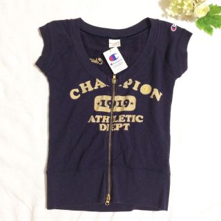 チャンピオン(Champion)の新品 champion スウェット半袖パーカー(パーカー)