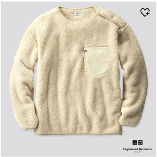 エンジニアードガーメンツ(Engineered Garments)のエンジニアードガーメンツ  ユニクロ　フリース　オフホワイト(その他)