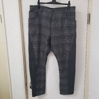 ドルチェアンドガッバーナ(DOLCE&GABBANA)のDOLCE&GABBANAドルチェ&ガッバーナチェッククロップドパンツ48(チノパン)