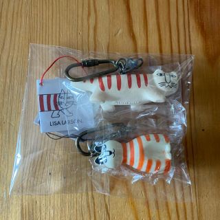 リサラーソン(Lisa Larson)の新品未開封！！リサラーソンキーホルダー2点セット！！(キーホルダー)