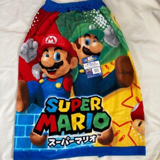ニンテンドウ(任天堂)のスーパーマリオ　ラップタオル　80センチ(マリン/スイミング)