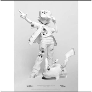 ポケモン(ポケモン)のpokemon daniel arsham ポスター 2G サトシ ピカチュウ (ポスター)