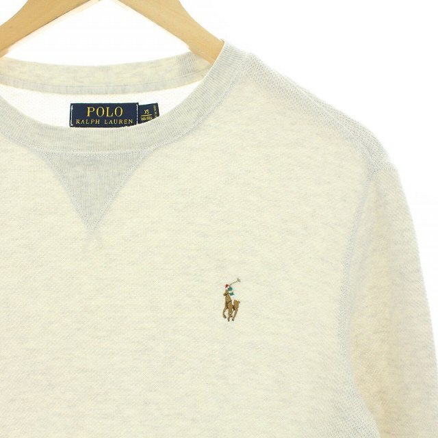 POLO RALPH LAUREN(ポロラルフローレン)のポロ ラルフローレン トレーナー 長袖 クルーネック ポニー刺繍 コットン XS レディースのレディース その他(その他)の商品写真