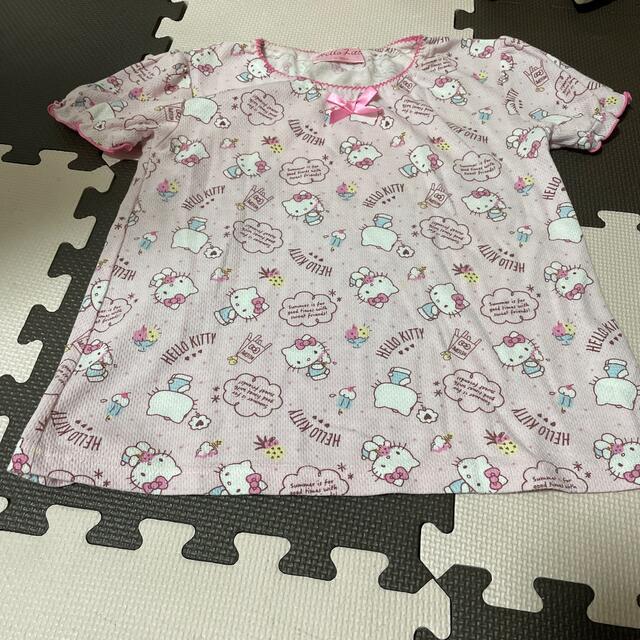ハローキティ(ハローキティ)のハローキティ　パジャマ　130 キッズ/ベビー/マタニティのキッズ服女の子用(90cm~)(パジャマ)の商品写真