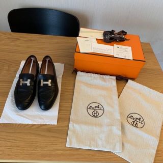 エルメス(HERMES)のモカシンパリ　36(スリッポン/モカシン)