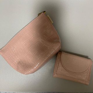 ハーリップトゥ(Her lip to)のHer lip to（ハーリップトゥー）ミニウォレット＆クロコ調ポーチ(財布)