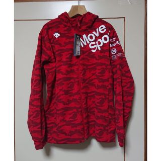 デサント(DESCENTE)の新品未使用  デサントパーカー  大谷レッド迷彩  M  ジップパーカー(パーカー)