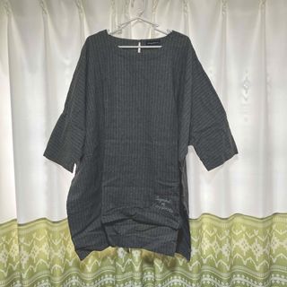 ドラッグストアーズ(drug store's)のdrug store's グレーストライプ(シャツ/ブラウス(半袖/袖なし))