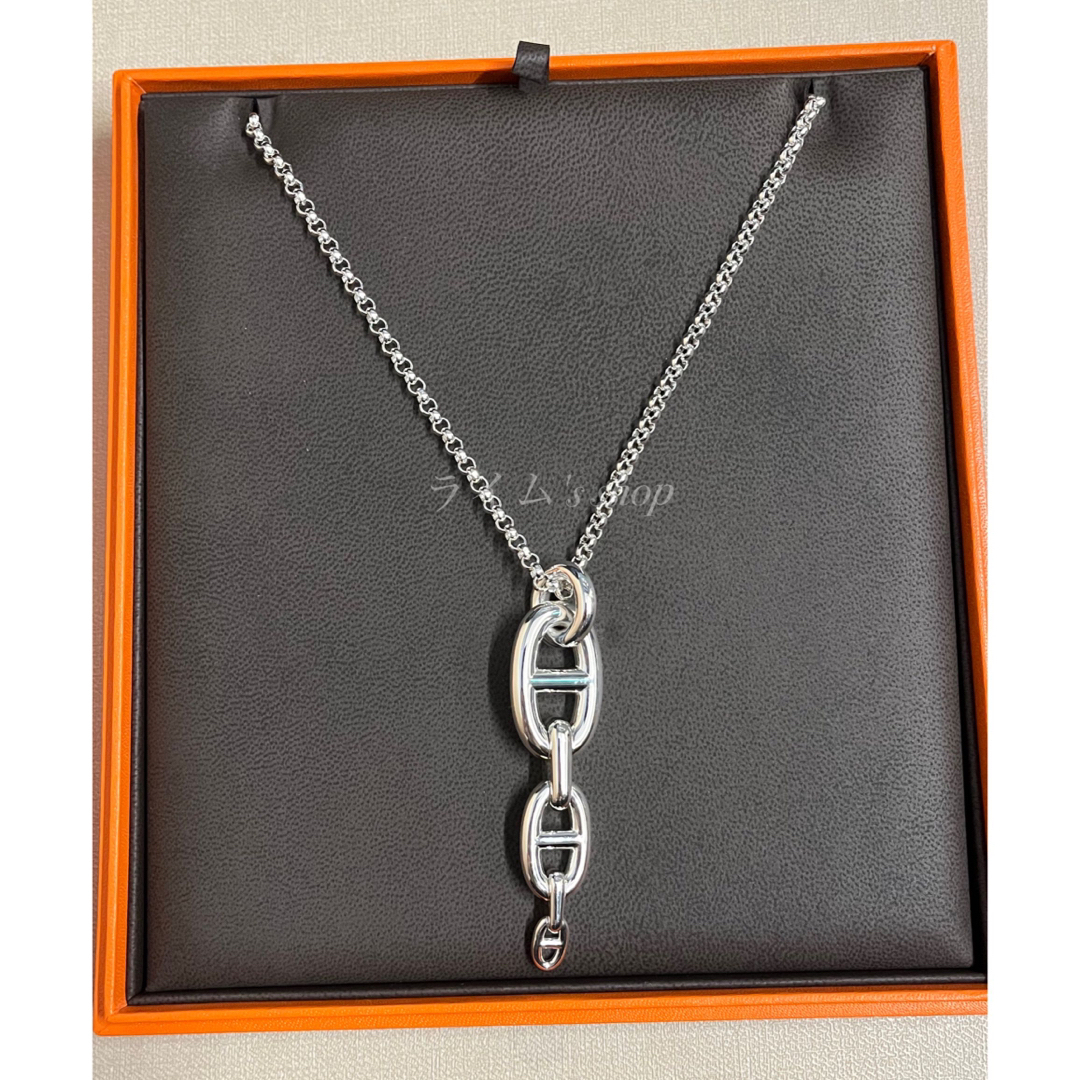 HERMES(エルメス)の【超希少】HERMES シェーヌダンクル ネックレス アンシェネペンダント メンズのアクセサリー(ネックレス)の商品写真