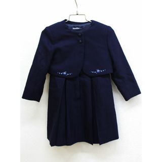 ファミリア(familiar)の【新入荷!】現行〔ファミリア/familiar〕100cm アンサンブル 濃紺 フォーマル お受験 面接 お稽古 通塾 見学会 説明会  冠婚葬祭【中古】子供服 キッズ kids 女の子 406042 fml(その他)