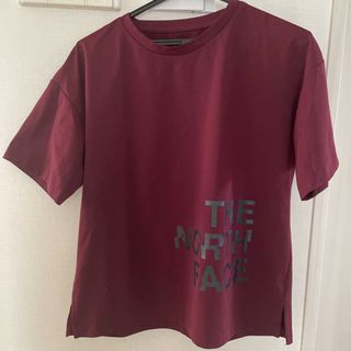ザノースフェイス(THE NORTH FACE)のノースフェイス　レディースTシャツ　Lサイズ　パープル(シャツ/ブラウス(半袖/袖なし))