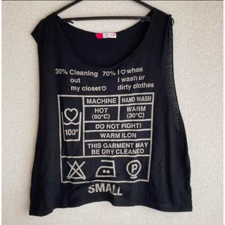 ジェイダ(GYDA)のGYDA ジェイダ タンクトップ　ブラック(Tシャツ/カットソー(半袖/袖なし))