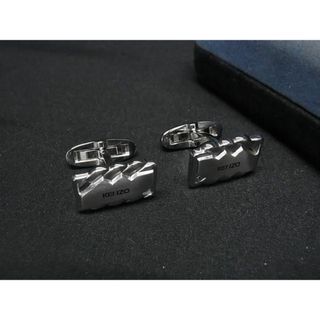 ケンゾー(KENZO)の■極美品■ KENZO ケンゾー カフス カフリンクス カフスボタン アクセサリー メンズ 紳士 ビジネス シルバー系 DE6577(その他)