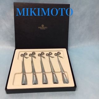 ミキモト(MIKIMOTO)のMIKIMOTOミキモトデザートスプーン5点セットKB 2469(食器)
