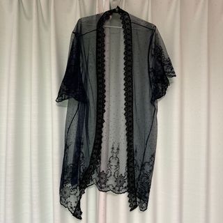 ジェイダ(GYDA)のGYDA●シアー●刺繍●カーディガン●フリーサイズ●(カーディガン)