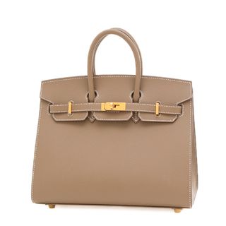 エルメス(HERMES)のエルメス バーキン25 セリエ エプソン エトゥープ ゴールド金具 W刻印(ハンドバッグ)