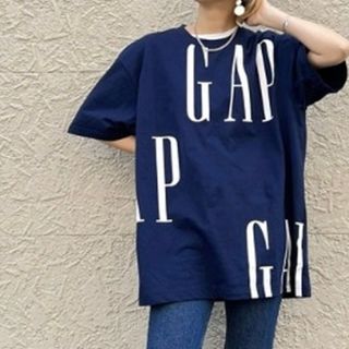 ギャップ(GAP)のGapロゴtシャツ(ユニセックス)(Tシャツ(半袖/袖なし))
