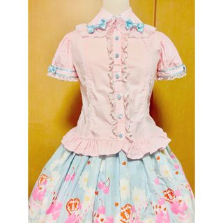 アンジェリックプリティー(Angelic Pretty)のアンジェリックプリティ　リリカルバニーレースブラウスAngelicpretty(シャツ/ブラウス(半袖/袖なし))