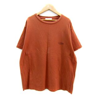 プラージュ(Plage)のプラージュ Tシャツ カットソー 半袖 プリント オーバーサイズ ブラウン 茶(Tシャツ(半袖/袖なし))