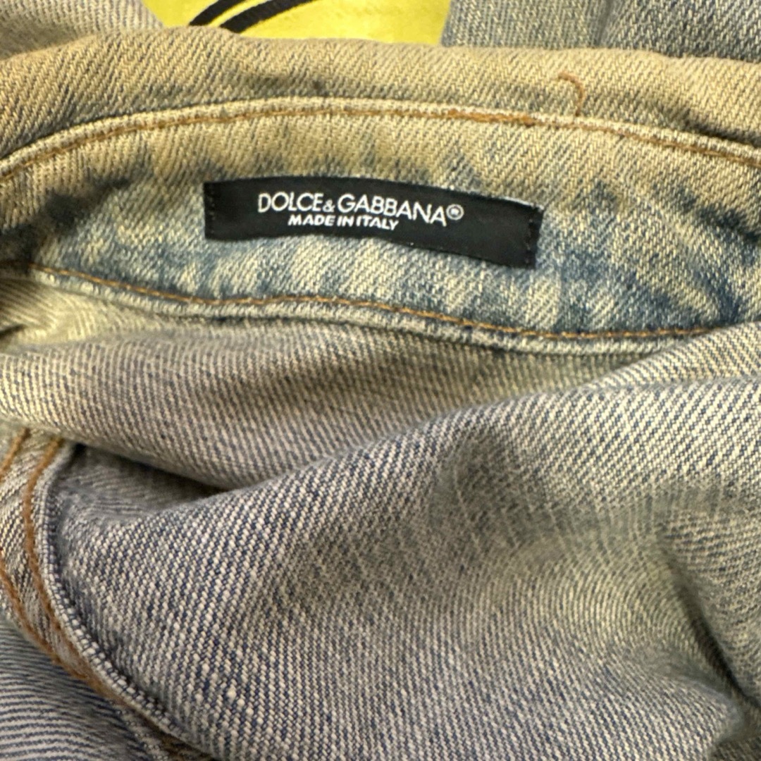 DOLCE&GABBANA(ドルチェアンドガッバーナ)のDOLCE &GABBANA ミッキーマウスコラボGジャン メンズのジャケット/アウター(Gジャン/デニムジャケット)の商品写真