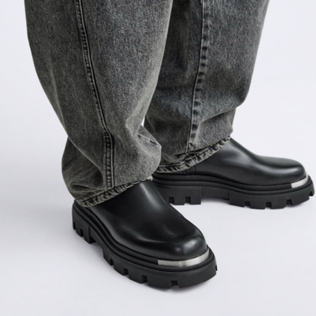 ZARA(ザラ)の【即日発送可能】 ZARA チェルシーブーツ メンズの靴/シューズ(ブーツ)の商品写真