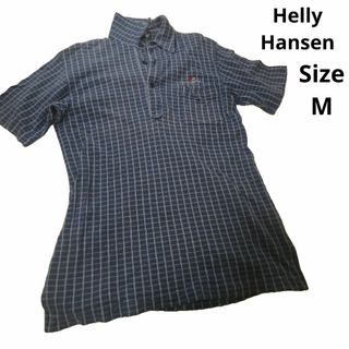 ヘリーハンセン(HELLY HANSEN)の【オシャレ✩Helly Hansen】青　白　チェックシャツ　サイズM(シャツ)