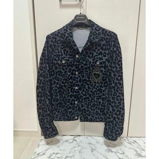 ドルチェアンドガッバーナ(DOLCE&GABBANA)のDOLCE&GABBANA フロッキーデニムトラッカージャケット(Gジャン/デニムジャケット)