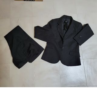 シマムラ(しまむら)の黒スーツ　冠婚葬祭　入学式　通勤　美品　おまけ付き(礼服/喪服)