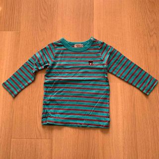 ダブルビー(DOUBLE.B)のミキハウスダブルビー　ボーダーロンT  サイズ80(Ｔシャツ)