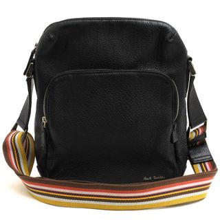 ポールスミス(Paul Smith)のポールスミス／Paul Smith バッグ ショルダーバッグ 鞄 メンズ 男性 男性用 レザー 革 本革 ブラック 黒  シボ革 シュリンクレザー(ショルダーバッグ)