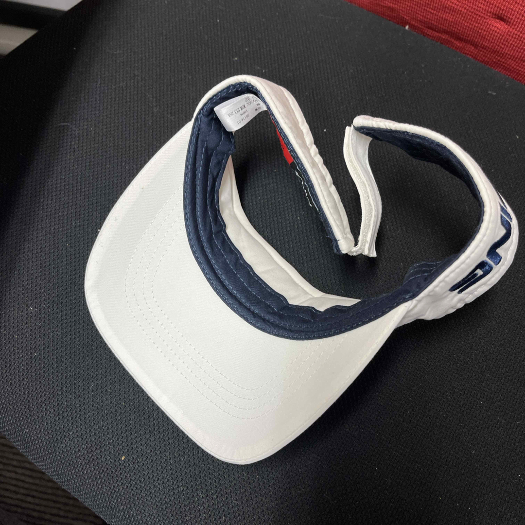 PING(ピン)のPING サンバイザー　白　未使用品　☆即購入OK！☆ メンズの帽子(サンバイザー)の商品写真