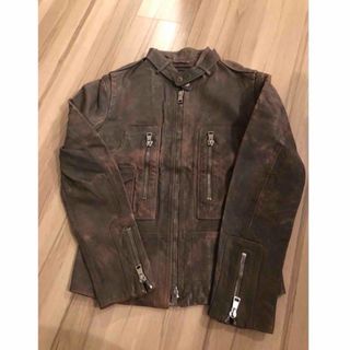 グッチ(GUCCI)の新品 限定 GUCCI レザージャケット 46(レザージャケット)