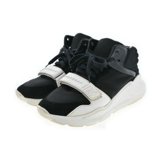 バーバリー(BURBERRY)のBURBERRY バーバリー スニーカー EU41 1/2(26.5cm位) 黒 【古着】【中古】(スニーカー)