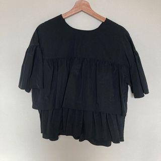 アメリカンホリック(AMERICAN HOLIC)の未使用　アメリカンホリック　AMERICANHORIC 五分袖　ブラウス　L(シャツ/ブラウス(長袖/七分))