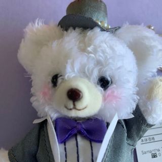 ディズニー(Disney)のディズニー　ユニベアシティ　サマンサタバサコラボ　キーチェーン付きマスコット(キャラクターグッズ)
