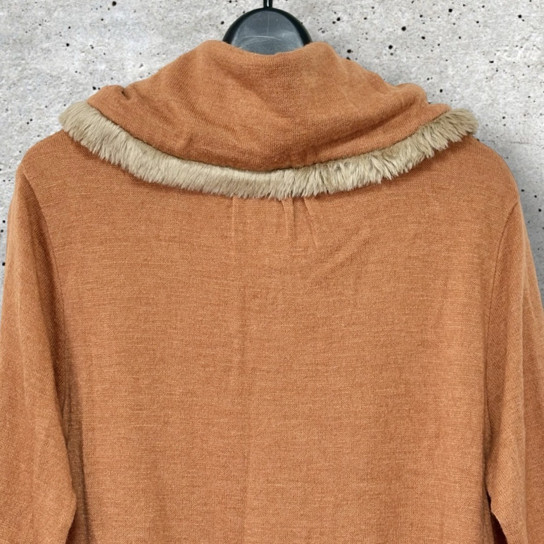 axes femme(アクシーズファム)の【0502】タートルネック ファー付きチュニック Mサイズ レディースのトップス(チュニック)の商品写真