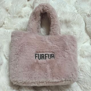 ファーファー(fur fur)のFURFUR ファーバッグ ピンク 本体のみ(トートバッグ)
