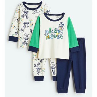 エイチアンドエム(H&M)のH&M ミッキーマウスパジャマ 2枚セット(パジャマ)