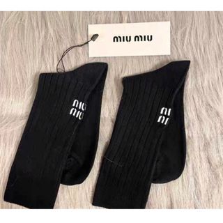 ミュウミュウ(MIU MIU)のミュウミュウの靴下(ソックス)