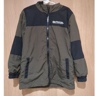アウトドア(OUTDOOR)の中古・OUTDOOR　裏フリースジャケット　カーキ　120cm(ジャケット/上着)