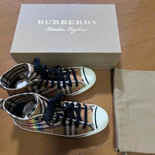 バーバリー(BURBERRY)のバーバリー  スニーカー　ハイカット(スニーカー)