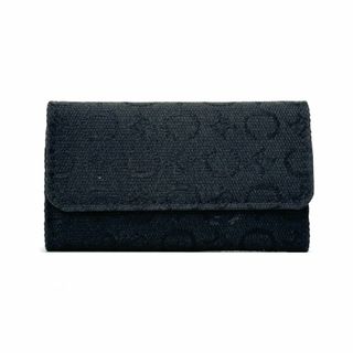 セリーヌ(CELINE)のセリーヌ キーケース 6連 Cマカダム ブラック ゴールド キャンバス レザー(キーケース)