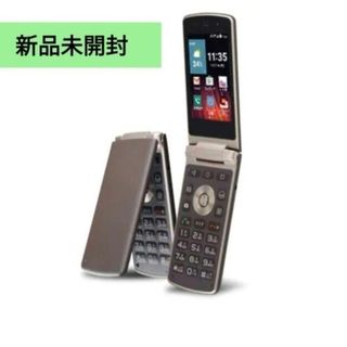 エルジーエレクトロニクス(LG Electronics)のSIMフリー LG スマートフォン Wine Smart LGS01 BROWN(スマートフォン本体)