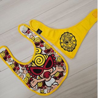 ヒステリックミニ(HYSTERIC MINI)の15.スタイ黄色セット(ベビースタイ/よだれかけ)