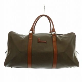 ランセル(LANCEL)のランセル LANCEL ボストンバッグ ハンド PVC レザー ロゴ 茶色(ボストンバッグ)