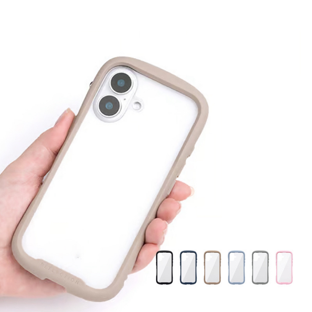 iFace型スマホケースiPhone対衝撃吸収ケースiFace風韓国 スマホ/家電/カメラのスマートフォン/携帯電話(その他)の商品写真