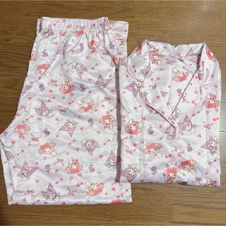 サンリオ(サンリオ)のマイメロ　マイメロディ　クロミ　パジャマ　GU 部屋着　ルームウエア(パジャマ)