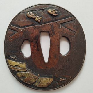 刀の鍔(武具)