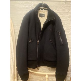 エンポリオアルマーニ(EMPORIO ARMANI)のARMANI アルマーニ 激レア ウールジャケット ブルゾン大きめサイズ 50(ブルゾン)