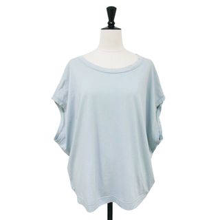 プラージュ(Plage)の【美品】Plage プラージュ Tシャツ グレー サイズ:FREE / 24春夏 ALBINI ハイゲージ Tシャツ / 半袖 ドルマンスリーブ ワイド コットン / 日本製 / トップス カットソー プルオーバー【レディース】【中古】(Tシャツ(半袖/袖なし))